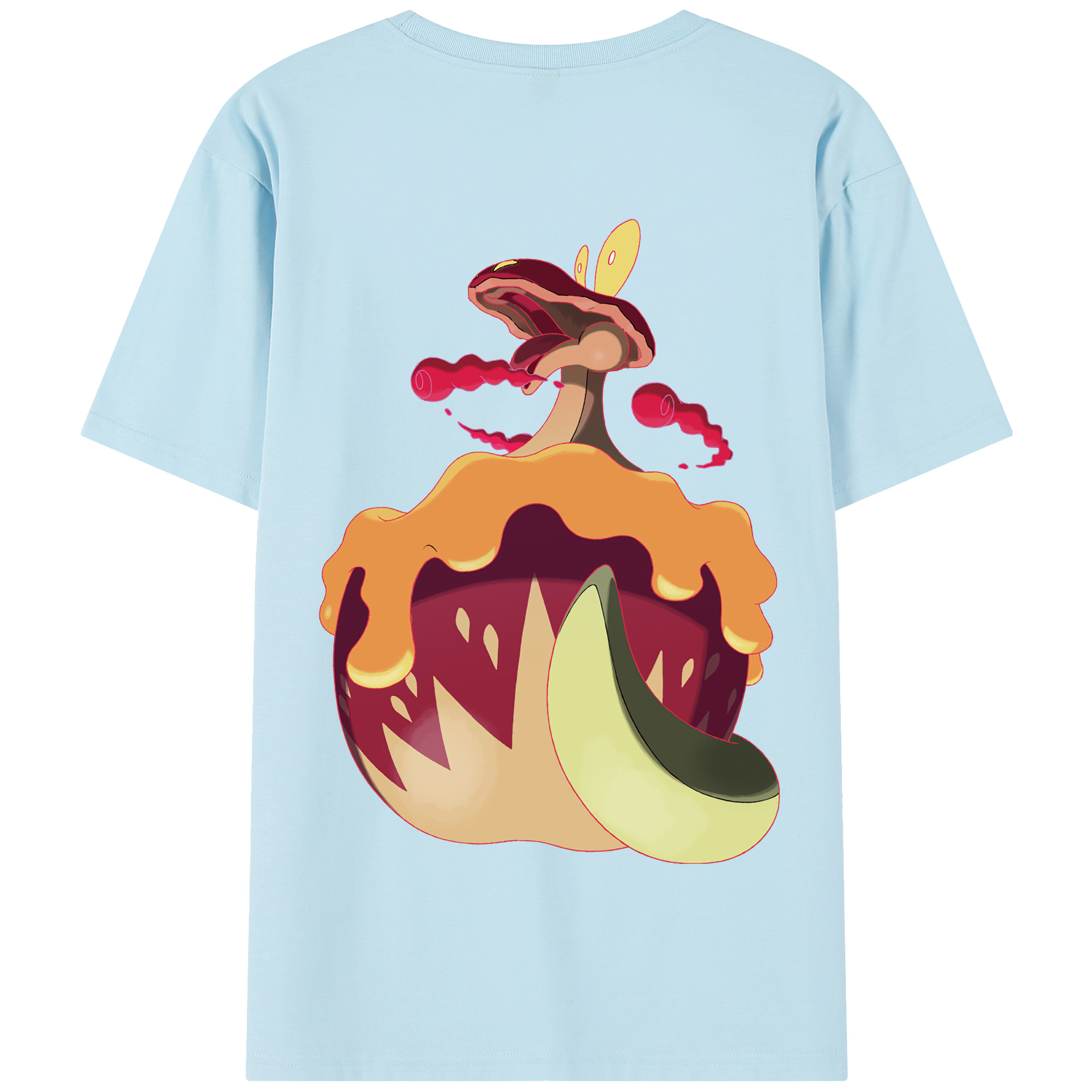 （画像用） ポケットモンスター Pokémon 綿100％半袖Tシャツ（背面プリント）
